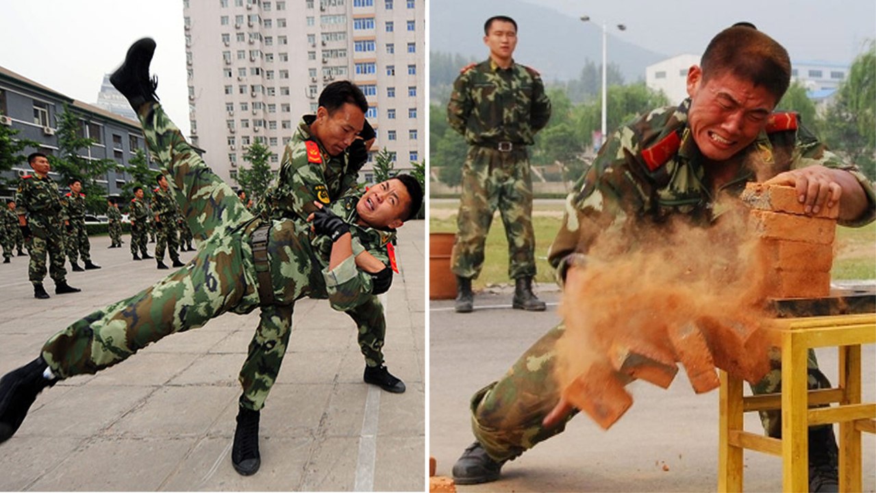 L'incroyable démonstration d'arts martiaux de la police chinoise