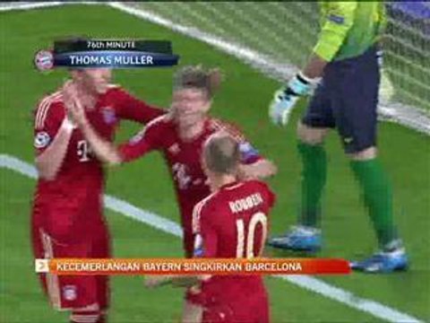 Kecemerlangan Bayern singkirkan Barcelona