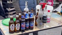 Ukrayna'da sivillere molotof kokteyli hazırlama eğitimi veriliyor! O anlar kamerada