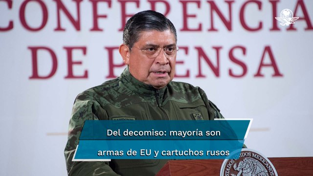 La mayoría de armas aseguradas en Sonora son de EU; 75% de cartuchos son rusos: Sedena