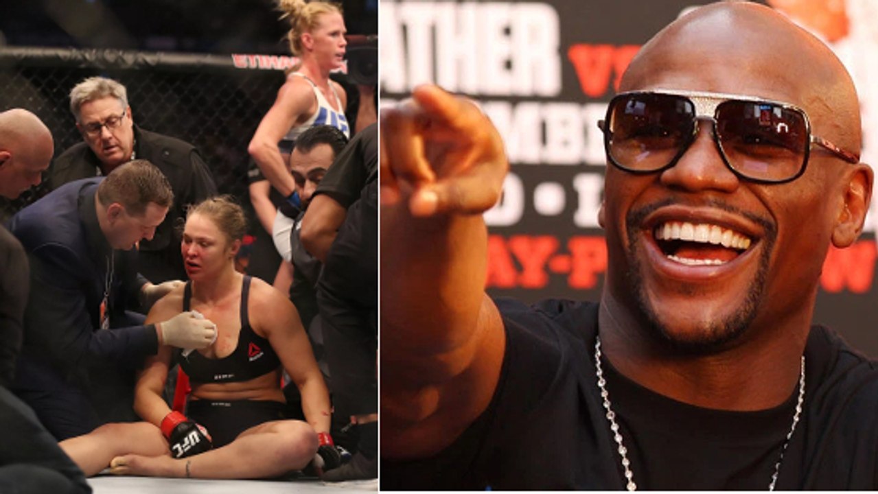 Floyd Mayweather se moque de Ronda Rousey après sa défaite face à Holly Holm