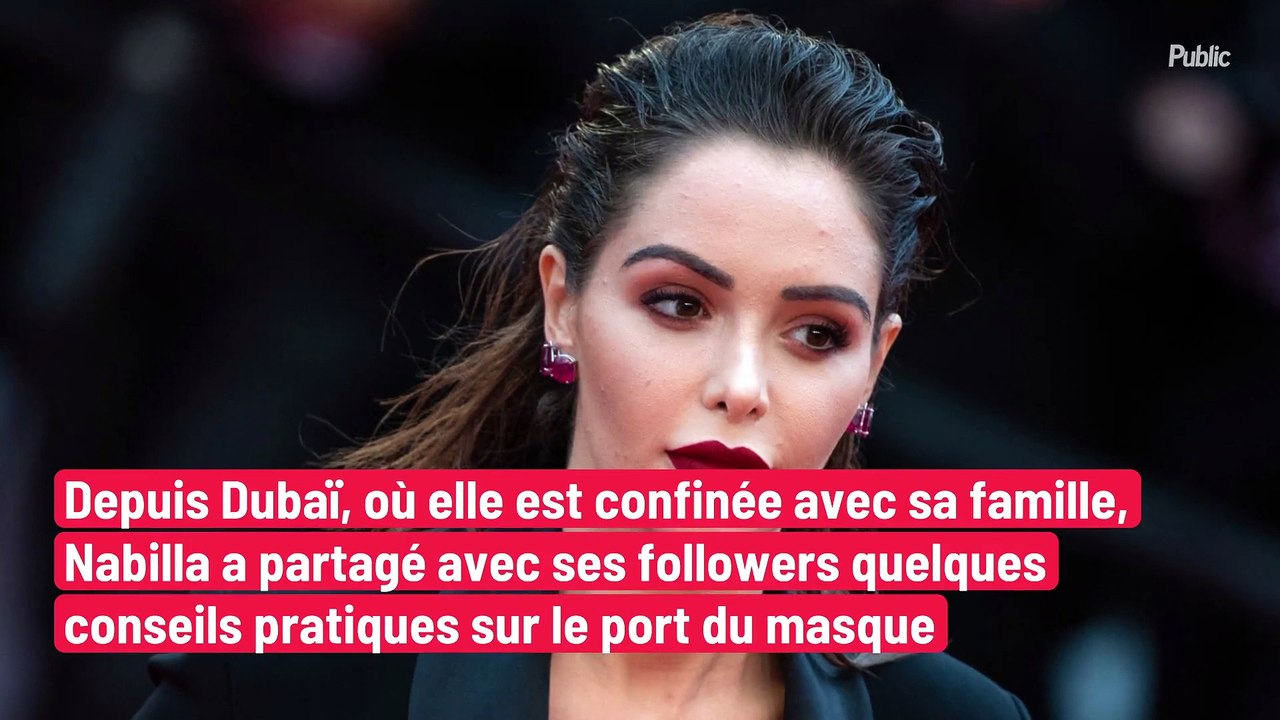 Nabilla : sa mise en garde importante sur l’utilisation des masques.