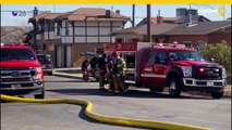 Rescatan a persona de vivienda que fue consumida por las llamas en El Paso
