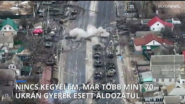 Ukrán források szerint már 70 felett van a gyermek áldozatok száma