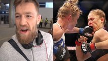 Conor McGregor : sa réaction à propos de la défaite de Ronda Rousey face à Holly Holm