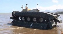 Un tank amphibie à l'assaut de tout les terrains