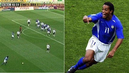 Ronaldinho : son but de légende contre l'Angleterre à la Coupe du Monde