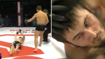 MMA : le KO le plus flippant de l'année lors d'un tournoi russe