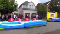 Canada : Pour ses enfants, il réalise un vrai parcours de Wipeout