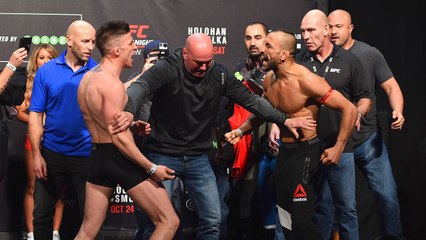 UFC Fight Nigh Dublin : la provocation ultime de Norman Parke lors de la pesée face à Reza Madadi