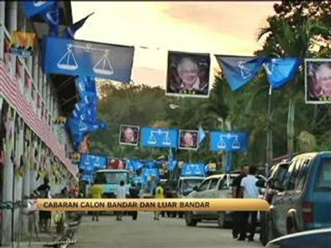 Cabaran calon bandar dan luar bandar