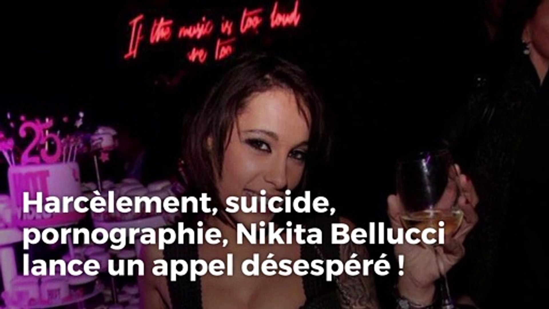 Harcèlement, suicide, pornographie, Nikita Bellucci lance un appel  désespéré !