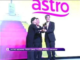 Astro menang trofi emas 'Putra Brand Awards'