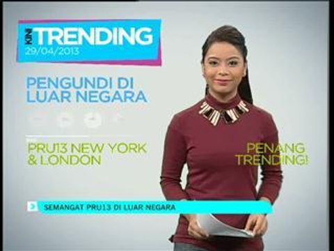 Semangat PRU13 di luar negara