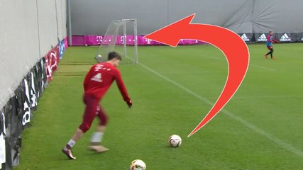 Robert Lewandowski marque un but incroyable à l'entraînement du Bayern Munich