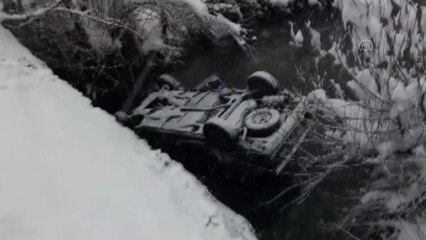 Son dakika haber: Dereye devrilen otomobilin sürücüsü öldü