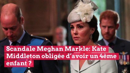 Scandale Meghan Markle: Kate Middleton obligée d’avoir un 4ème enfant ?