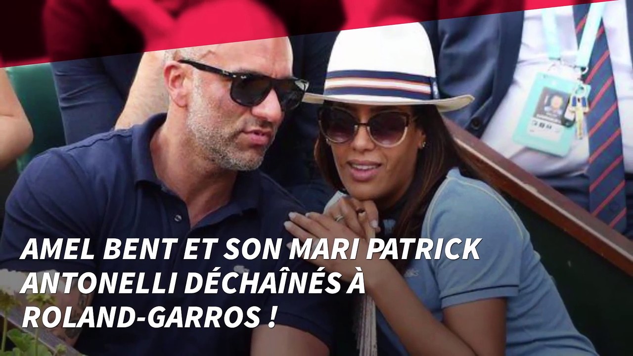Amel Bent et son mari Patrick Antonelli déchaînés à Roland-Garros !