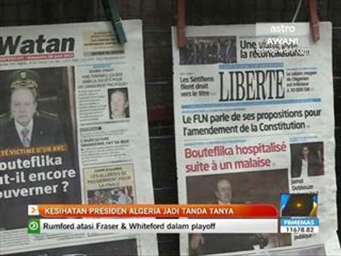 Kesihatan Presiden Algeria jadi tanda tanya