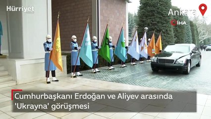 Cumhurbaşkanı Erdoğan ve Aliyev, Ankara'da bir araya geldi