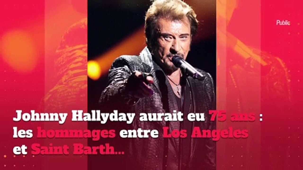 Johnny Hallyday aurait eu 75 ans : les hommages entre Los Angeles et Saint Barth...