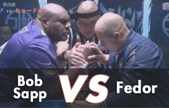 Fedor Emelianenko, Bob Sapp, Le Banner... s'affrontent dans un concours de bras de fer hallucinant