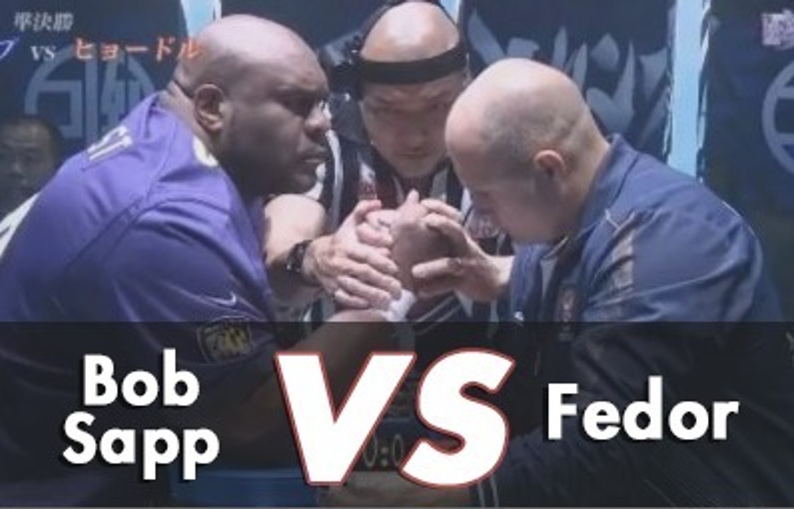 Fedor Emelianenko, Bob Sapp, Le Banner... s'affrontent dans un concours de bras de fer hallucinant