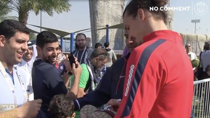 Zlatan Ibrahimovic comble un fan avec un geste génial