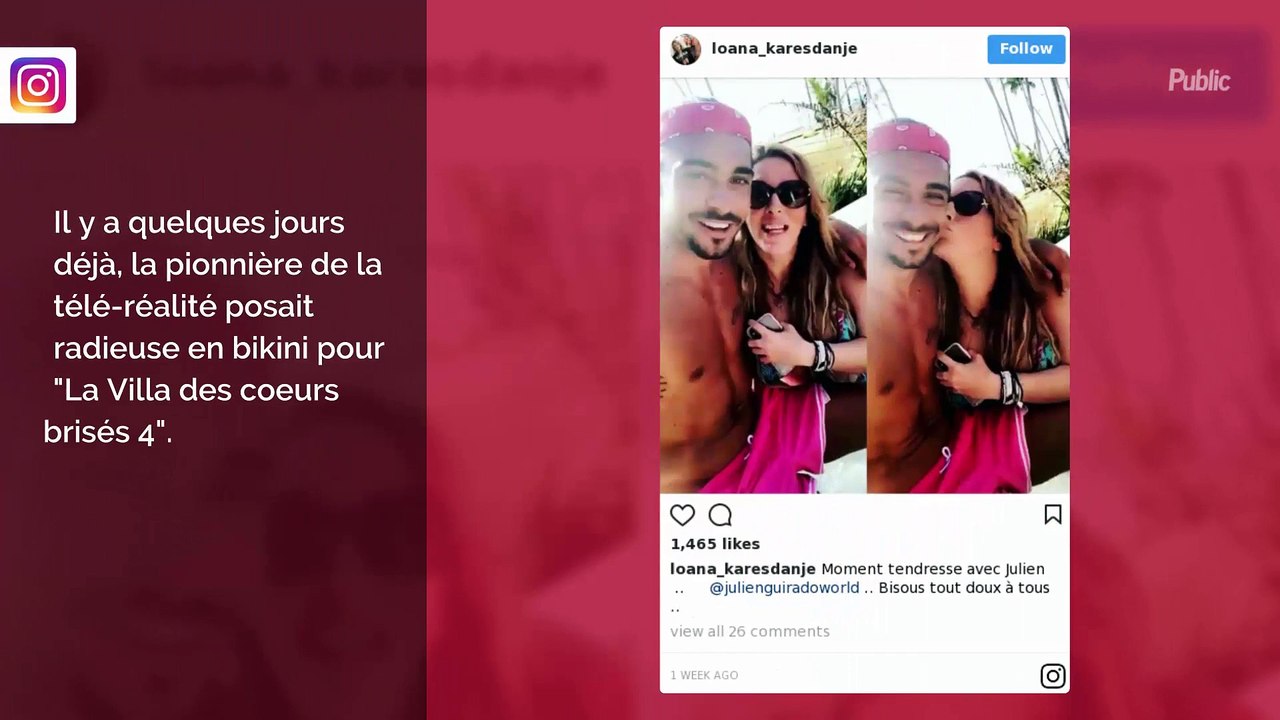 en mode bikini à la piscine, elle affiche fière...