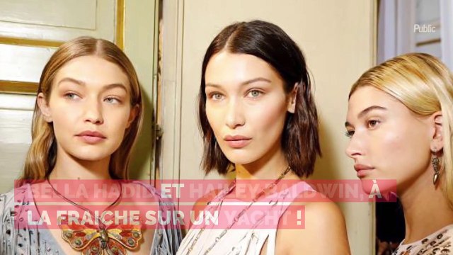 Bella Hadid et Hailey Baldwin, à la fraiche sur un yacht !