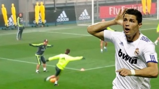 Cristiano Ronaldo réalise un geste technique de fou à l'entraînement du Real Madrid