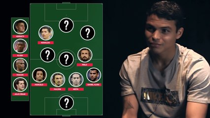 Thiago Silva, capitaine du PSG, donne son Onze de rêve