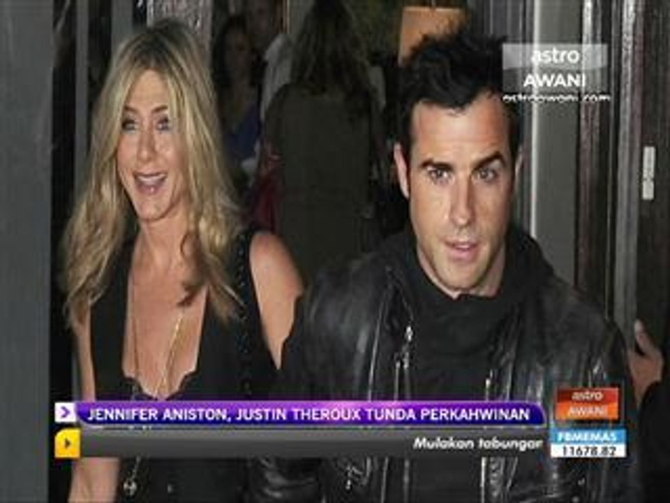 Jennifer & Theroux tunda perkahwinan
