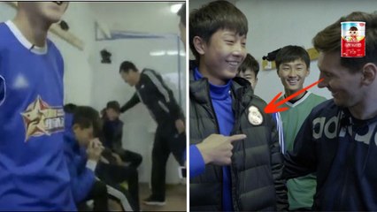 Lionel Messi : un ado chinois fan du Real Madrid refuse de lui serrer la main