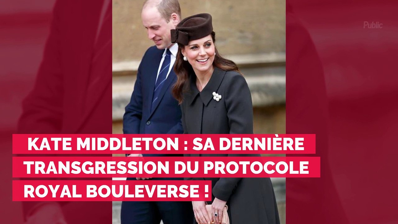 Kate Middleton : sa dernière transgression du protocole royal bouleverse !