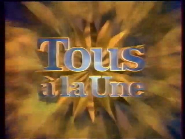 TF1 - 17 Janvier 1992 - Pubs, "Tous à la Une", teaser, coming-next