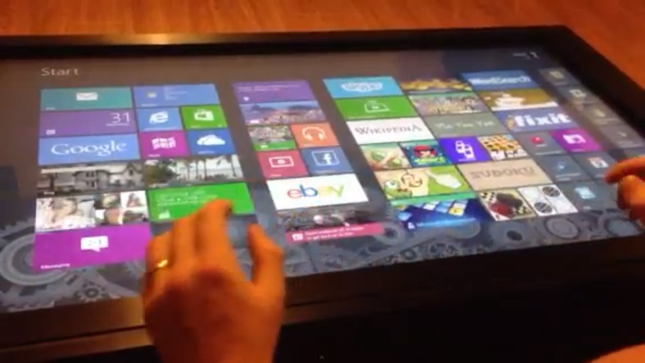 Vidéo Surface 2.0 : Découvrez la table tactile de Microsoft de 40 pouces