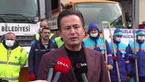 Tuzla Belediyesi 63 araç, 450 personel ile kar yağışına hazır