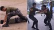 L'entraînement aux techniques d'arts martiaux de la police des Philippines