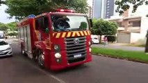 Umuarama: Bombeiros são acionados para combater incêndio em clínica