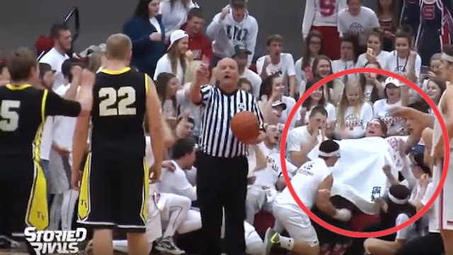 Ces supporters simulent un accouchement pour perturber un tireur de lancers francs