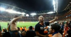 Football : regardez les supporteurs de Montpellier célèbrer un faux but en plein match