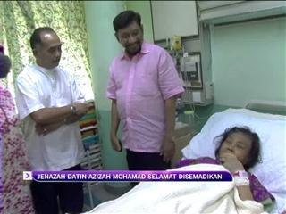 Jenazah Datin Azizah Mohamad selamat disemadikan