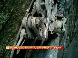 Gear pesawat terlibat insiden 911 ditemui