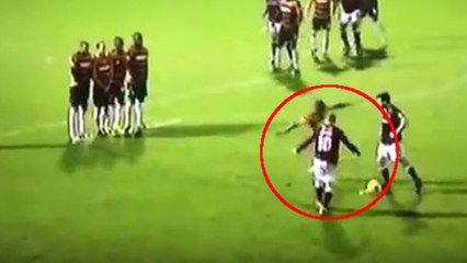 Le pire "voltigeur" d'un mur de l'histoire du football