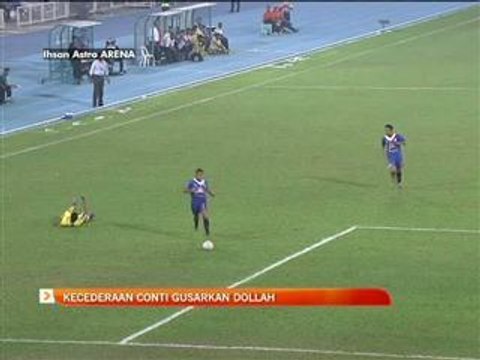 Kecederaan Conti gusarkan Dollah