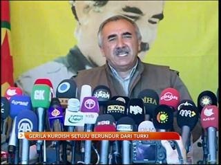Gerila Kurdish setuju berundur dari Turki