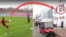 Bayern Munich : Douglas Costa et Robert Lewandowski jouent à un drôle de concours de tirs à l'entraînement