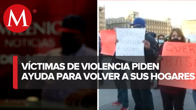 Desplazados de Zacatecas piden ayuda urgente para volver a sus comunidades