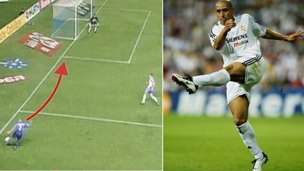 Le but impossible de Roberto Carlos du point de corner face à Tenerife